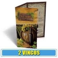 CARDÁPIOS COUCHE 300g A4 SEM VERNIZ - 4x4 - 25 UNID
